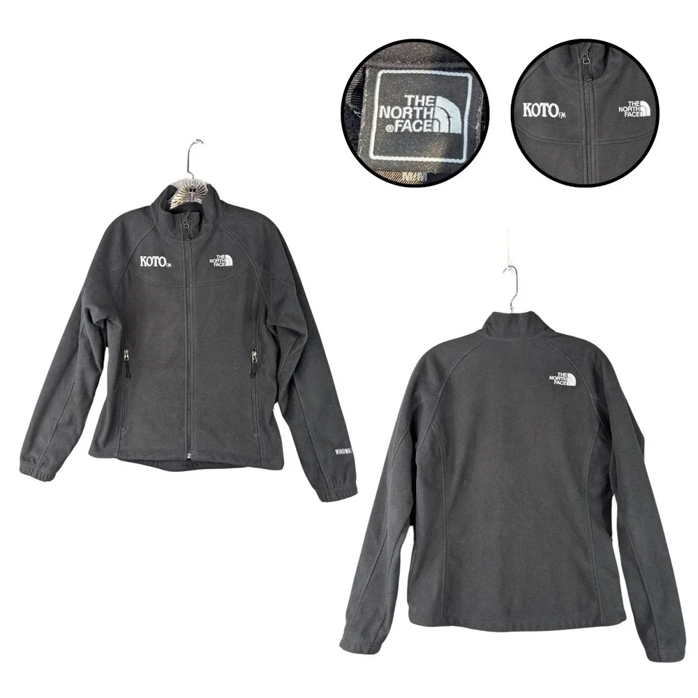 The North Face Jacket Women's Size Medium Koto Full Zip Fleece Lightweight Black